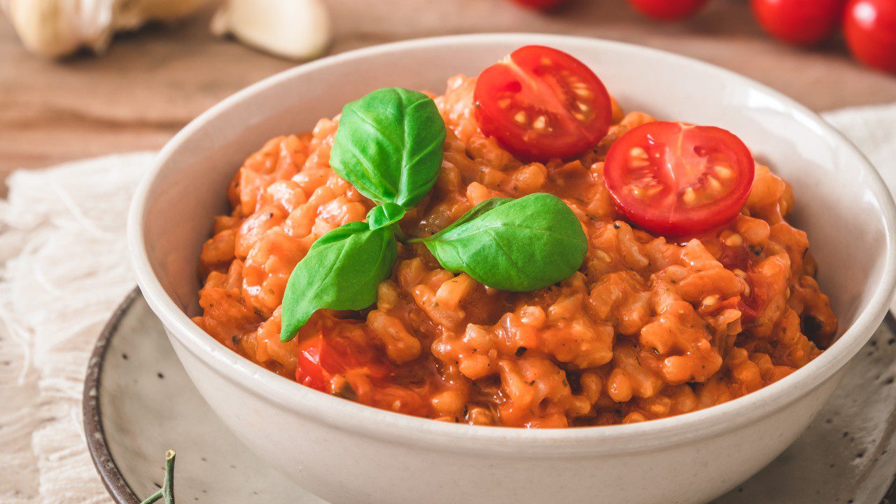 Risotto Alla Pizzaiola La Ricetta Del Risotto Che Sa Di Pizza Margherita