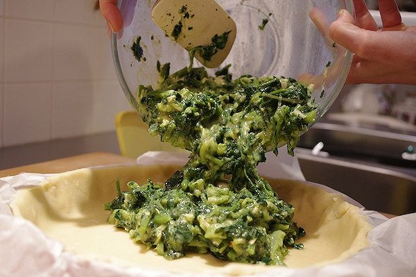 Torta di broccoli, preparazione