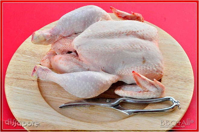 Il pollo crudo