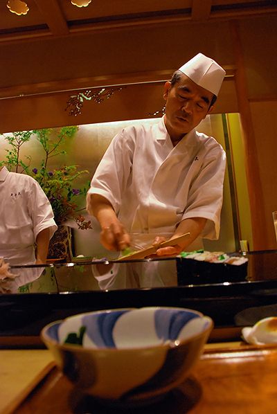 Itamae, così in Giappone si chiama il cuoco specializzato in sushi