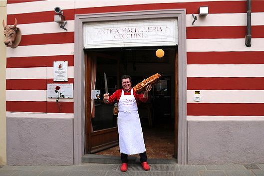 Dario Cecchini e la sua macelleria di Panzano in Chianti