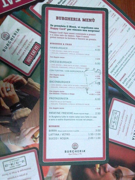 Il menu