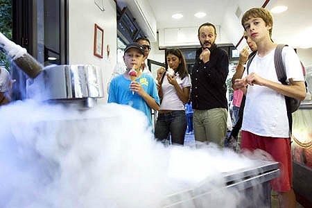 Il gelato all'azoto liquido di Claudio Torcé