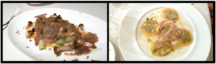 Alcuni piatti del ristorante Da Vittorio a Brusaporto, Bergamo Alcuni piatti del ristorante Da Vittorio a Brusaporto, Bergamo