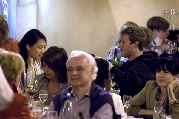 Mark Zuckerberg, Pierluigi, Roma, Priscilla Chan