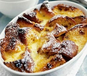 Bread and butter pudding, colomba pasquale