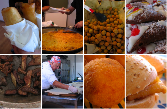 La zona dello Street Food al Salone del Gusto 2010