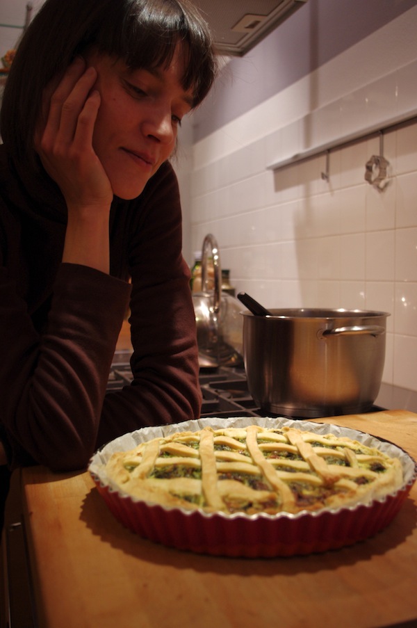 Torta di broccoli, preparazione, Rossella Bragagnolo