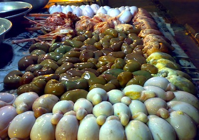 Testicoli pronti per il gran fritto