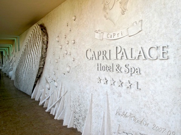 L'ingresso del Capri Palace