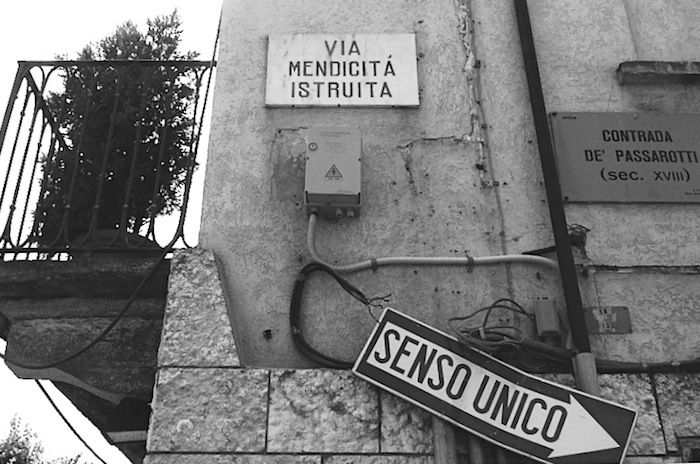 Via Mendicità Istruita a Bra (Cuneo) dove si trova la sede di Slow Food