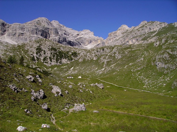 Il parco naturale Puez-Odle e la malga Antersasc
