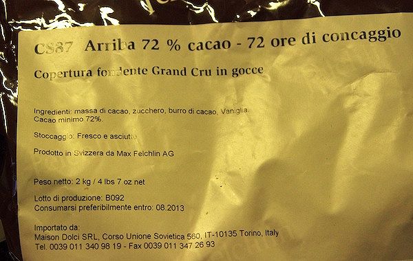 La scelta del cioccolato