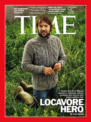 Rene Redzepi sulla copertina di Time
