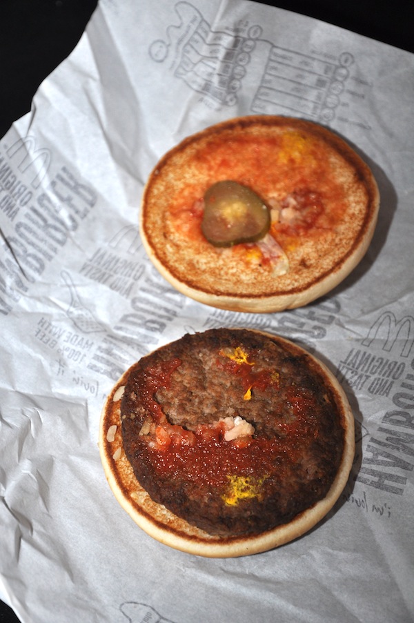 Hamburger McDonald's aperto