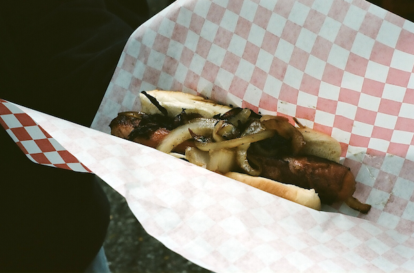 Hot dog al bacon, San Francisco style