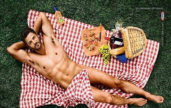 Boicottare Kraft per l’uomo nudo nella pubblicità?
