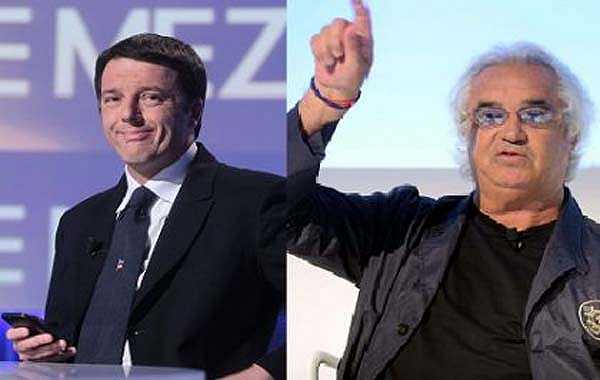 Rottamati dai billionaire: Renzi e Briatore a pranzo al Four Seasons