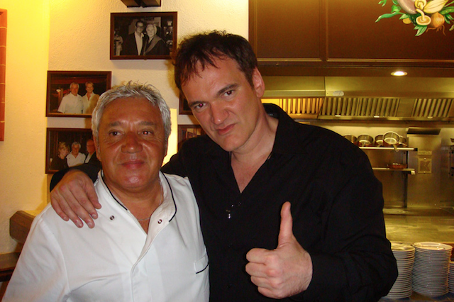 Quentin Tarantino a Le Michelangelo