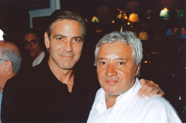 George Clooney a Le Michelangelo