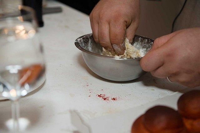 farina impastata con la banana