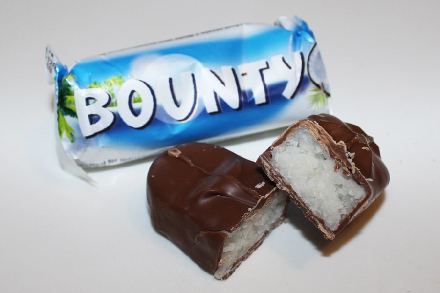 bounty barretta cioccolato