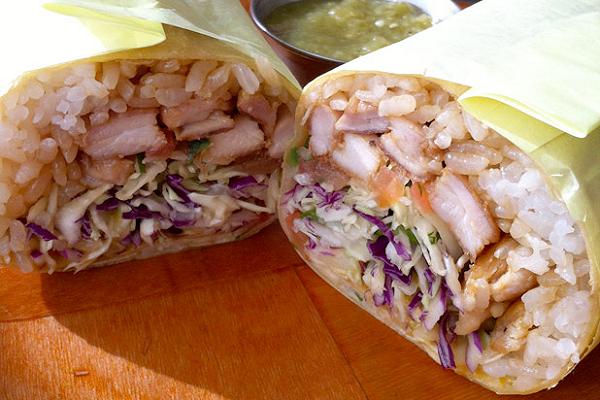 Teriyaki burritos
