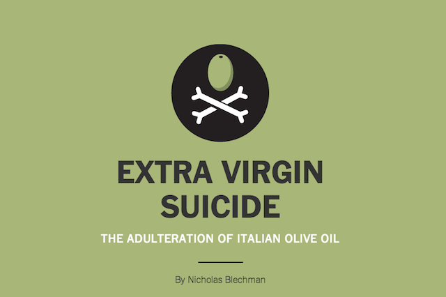 Il suicidio dell’extra vergine. Ce lo meritiamo l’attacco del New York Times all’olio italiano