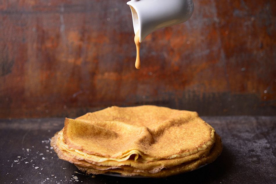 crepes, Salsa all'arancia