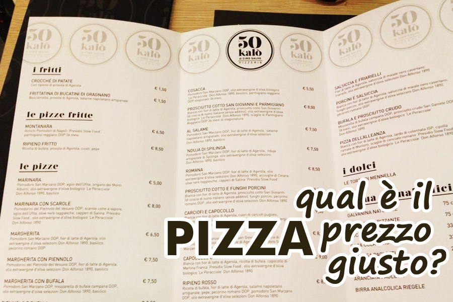 Da 3 a 33 euro: qual è il prezzo giusto della pizza in Italia?