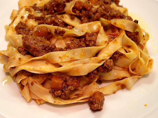 Tagliatelle al ragù Casottel milano