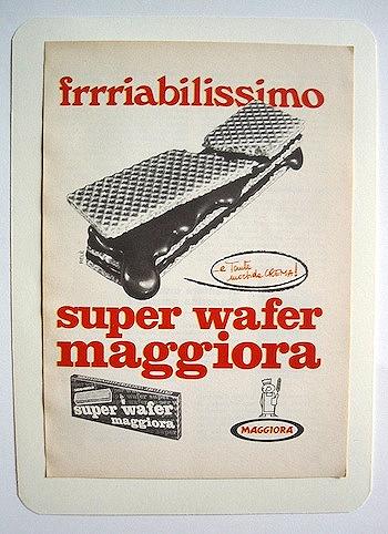 pubblicità wafer maggiora