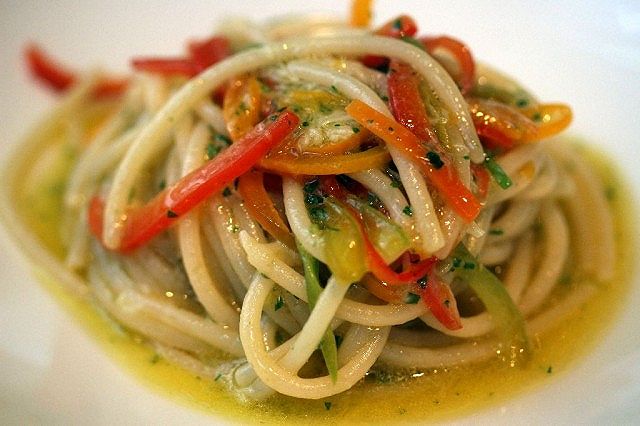 spaghetti aglio peperoncino da cavallaro milano