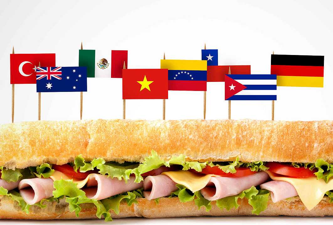 28 panini. Per sfamarsi in tutte lingue del mondo