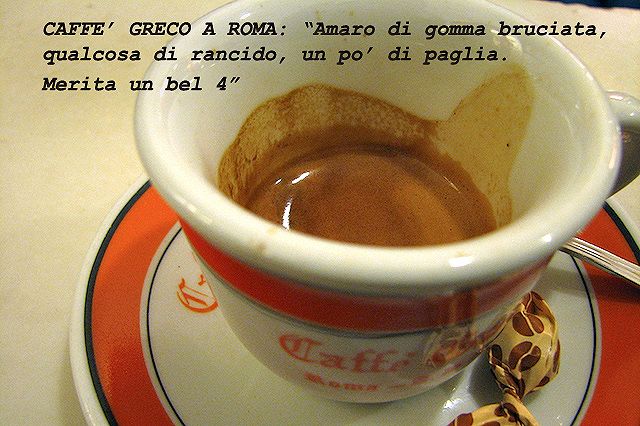 espresso, Caffè Greco, Roma, caffè