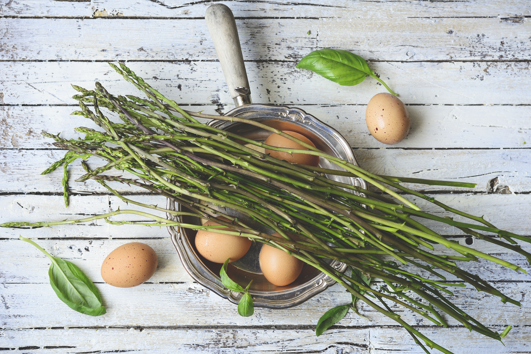 Ingredienti, quiche agli asparagi