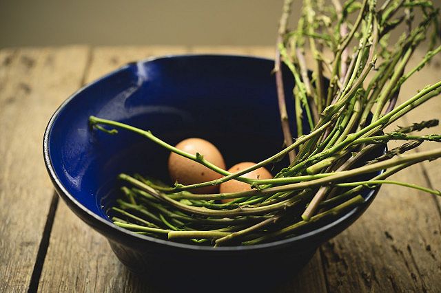 Ingredienti, quiche agli asparagi