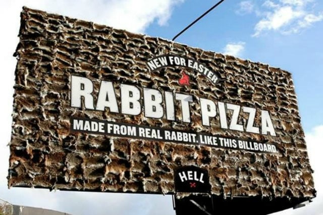 rabbit pizza