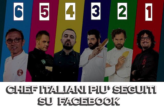 Chef italiani più seguiti su Facebook