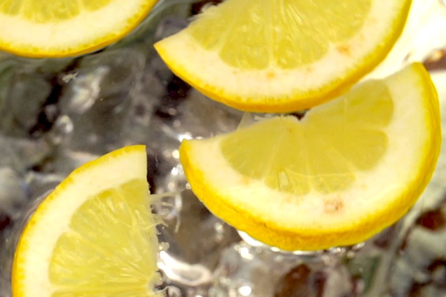 limone, bicchiere