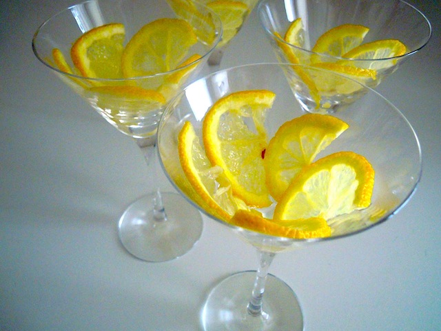 Limone nel bicchiere