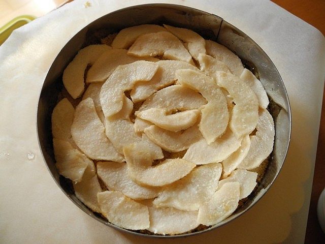 Strato di mele annurche caramellate