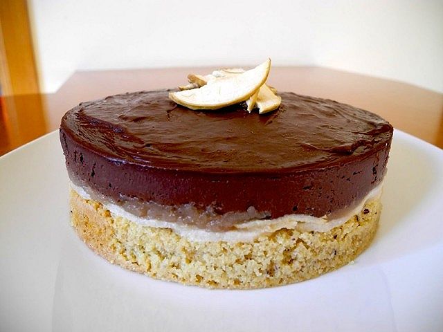 Torta di mele annurche al fondente di cioccolato