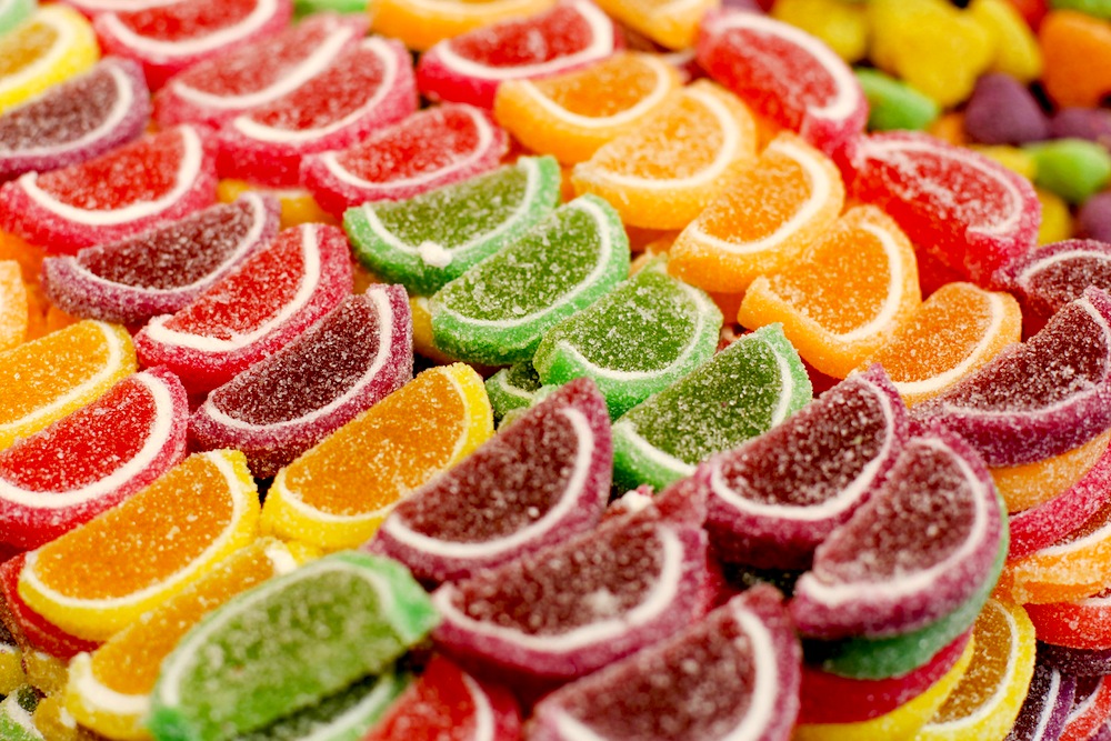 caramelle gommose zuccherate
