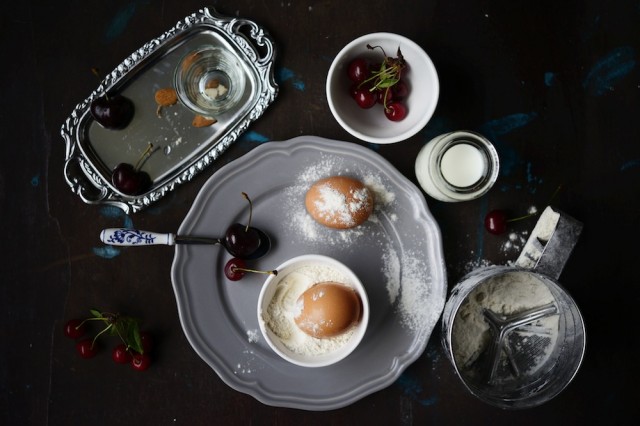 Ingredienti clafoutis di ciliege