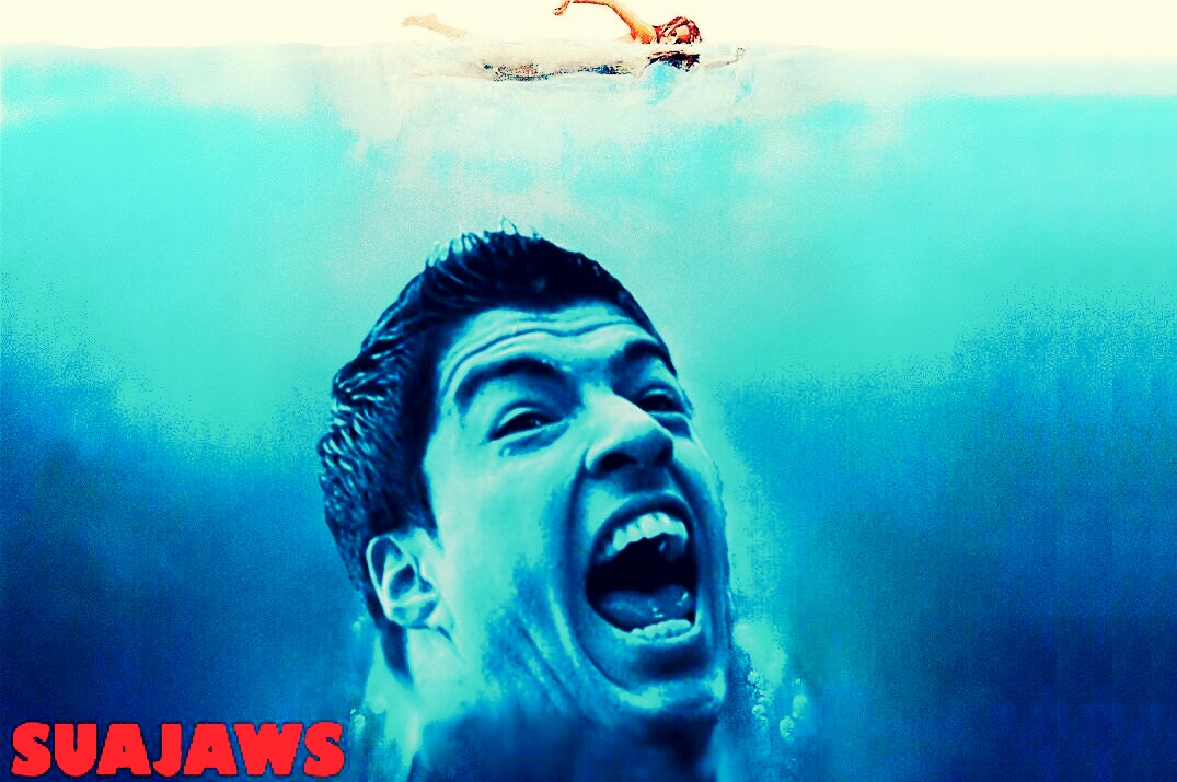 Suarez, morso da squalo