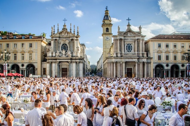 Cena in bianco, Torino, 2014