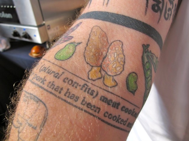 Tatuaggi di uno chef