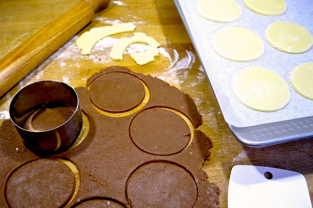 biscotto gelato, biscotti crudi