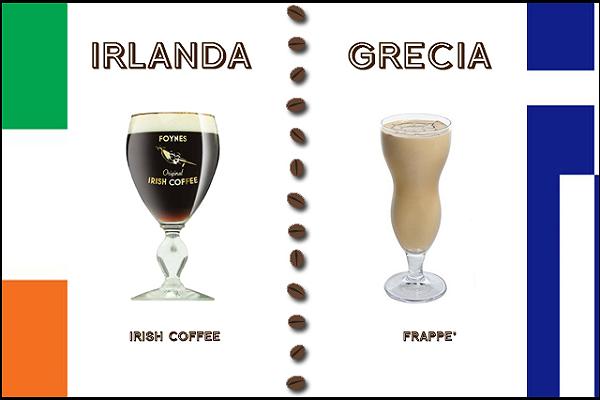irlanda, grecia, caffè, frappè, irish coffee